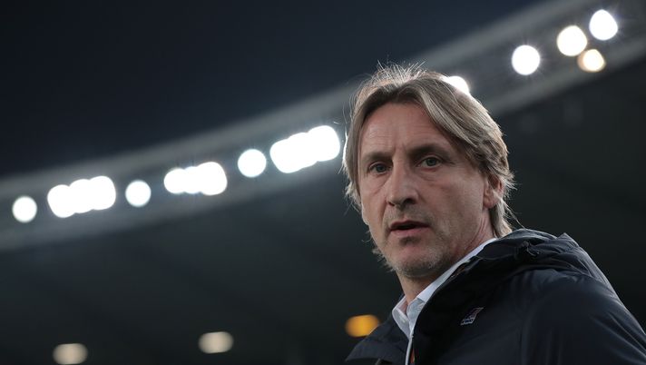 VERONA, ITALY - JANUARY 12:  Genoa CFC coach Davide Nicola looks on during the Serie A match between Hellas Verona and Genoa CFC at Stadio Marcantonio Bentegodi on January 12, 2020 in Verona, Italy.  (Photo by Emilio Andreoli/Getty Images) 