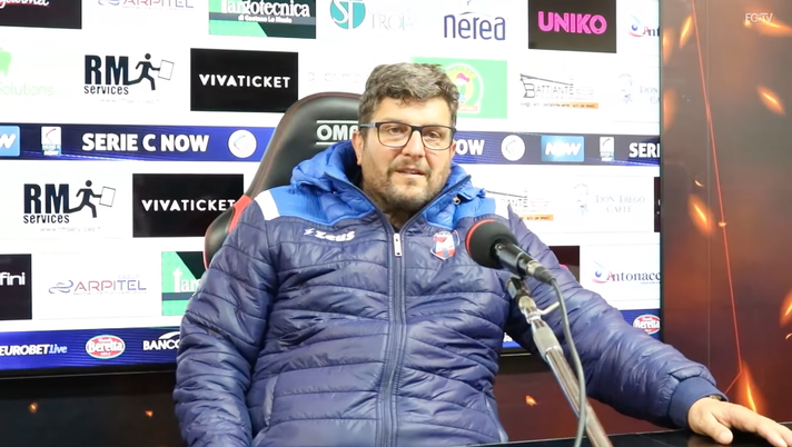 Crotone, Baldini: “A Foggia perso anche con il Palermo, da lì siam partiti” Baldini Crotone