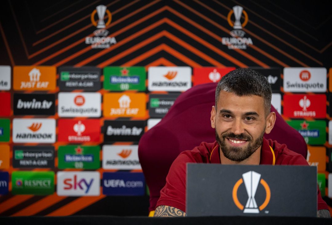 Roma, la conferenza stampa di Mourinho e Spinazzola – FOTO GALLERY - immagine 3