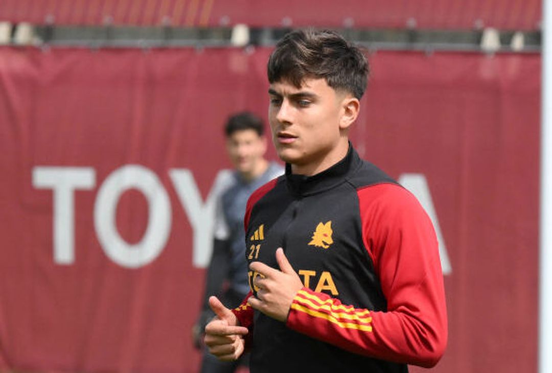 Roma, l’allenamento a due giorni dal Lecce: c’è Dybala – FOTO GALLERY - immagine 19