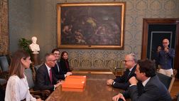 Stadio Roma, l’incontro tra Berardi e Gualtieri in Campidoglio – FOTO GALLERY
