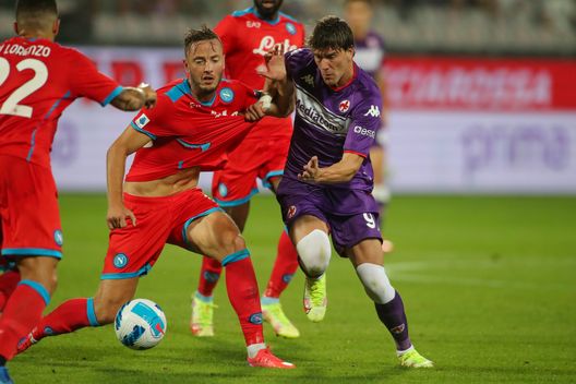 GERMOGLI PH: 3 OTTOBRE 2021 FIRENZE STADIO ARTEMIO FRANCHI SERIE A FIORENTINA VS NAPOLI NELLA FOTO VLAHOVIC GERMOGLI PH: 3 OTTOBRE 2021 FIRENZE STADIO ARTEMIO FRANCHI SERIE A FIORENTINA VS NAPOLI NELLA FOTO VLAHOVIC