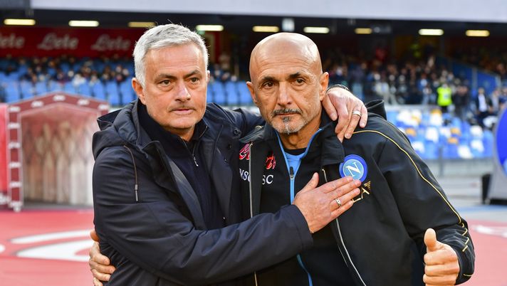 (Photo by Fabio Rossi/AS Roma via Getty Images) spalletti mourinho