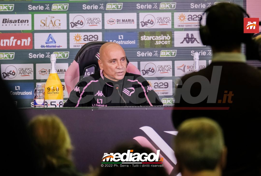 FOTO PALERMO, verso il Como: Mister Corini in conferenza stampa (Gallery) - immagine 8