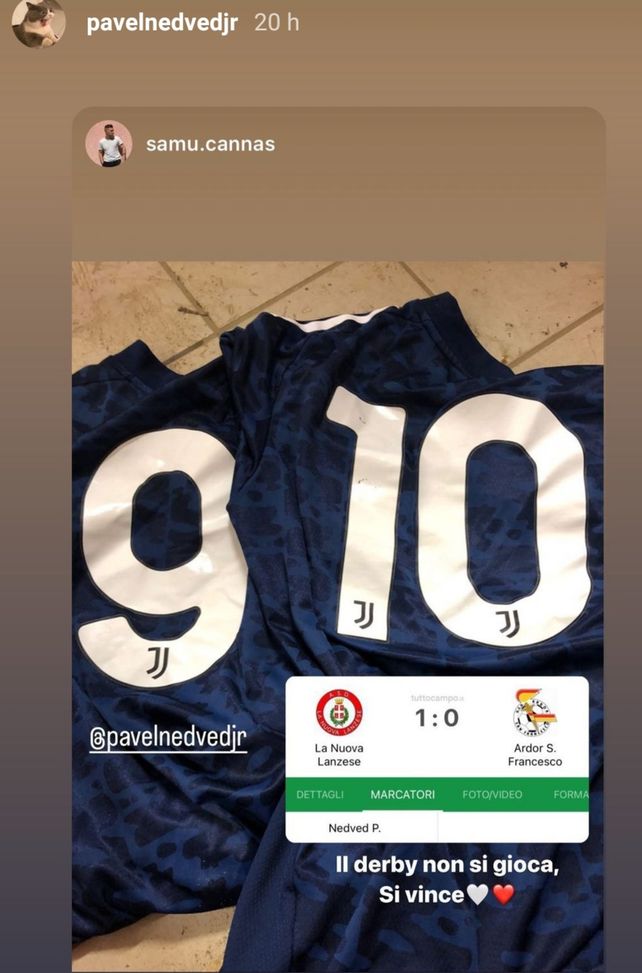 Il figlio di Pavel Nedved e la cultura da derby: “Non si gioca, si vince”- immagine 2