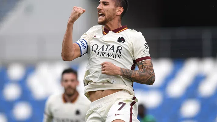Esultanza Lorenzo Pellegrini Roma (Getty Images)