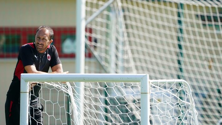 Davide Lucarelli, collaboratore di Stefano Pioli al Milan (getty images)