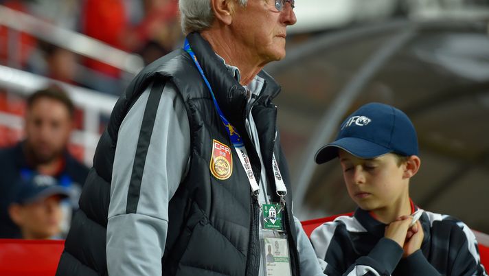 ABU DHABI, UNITED ARAB EMIRATES - JANUARY 24: Marcello Lippi, Head Coach of China during the AFC Asian Cup quarter final match between China and Iran at Mohammed Bin Zayed Stadium on January 24, 2019 in Abu Dhabi, United Arab Emirates. (Photo by Koki Nagahama/Getty Images) ABU DHABI, UNITED ARAB EMIRATES - JANUARY 24: Marcello Lippi, Head Coach of China during the AFC Asian Cup quarter final match between China and Iran at Mohammed Bin Zayed Stadium on January 24, 2019 in Abu Dhabi, United Arab Emirates. (Photo by Koki Nagahama/Getty Images)