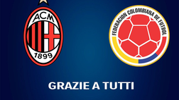 La Colombia ringrazia il Milan: “Ci siamo sentiti a casa nostra”