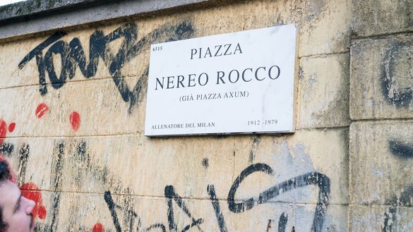 Milano, Piazza Axum diventa Piazza Nereo Rocco: il gesto di Milanisti 1899 Milano, Piazza Axum diventa Piazza Nereo Rocco: il gesto di Milanisti 1899