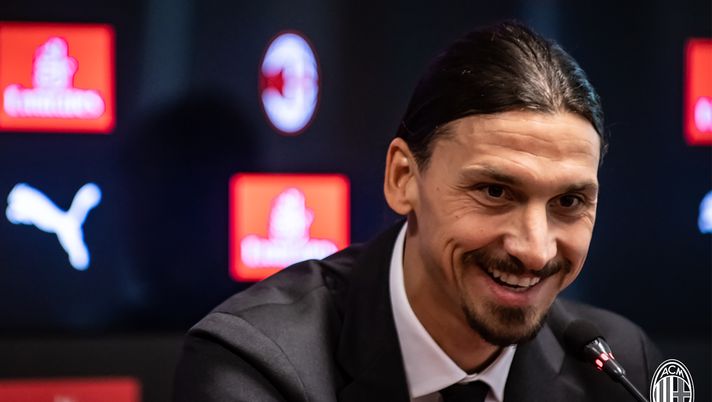 Zlatan Ibrahimovic, attaccante del Milan (credits: acmilan.com) 