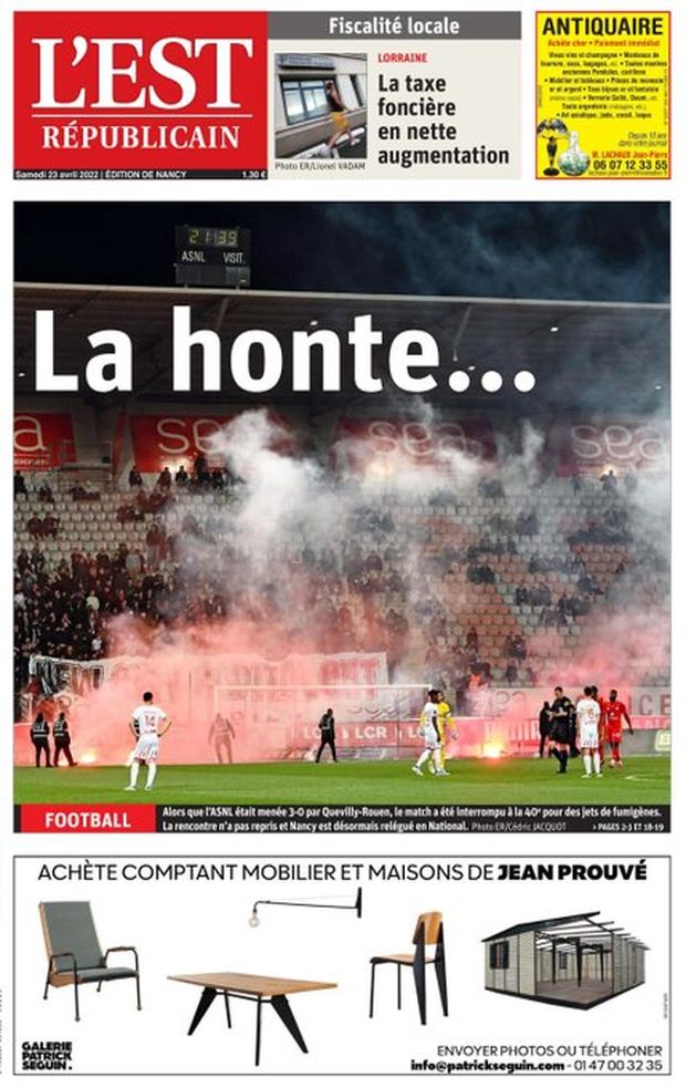 Red Star venduti e Nancy retrocesso: i fumogeni sospendono due partite in Francia…- immagine 2