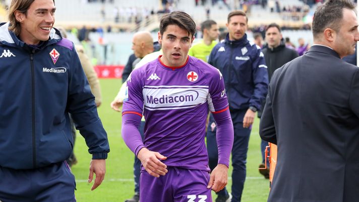GERMOGLI PH: 3 APRILE 2022 FIRENZE STADIO ARTEMIO FRANCHI SERIE A FIORENTINA VS EMPOLI NELLA FOTO SOTTIL Stage di 3 giorni a Coverciano. Mancini chiama Sottil e un ViP - immagine 1