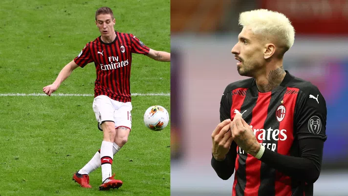 Andrea Conti Samu Castillejo AC Milan