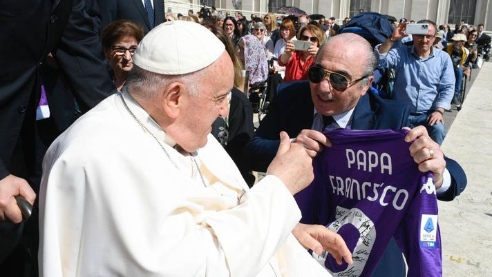 Incontro importante per il mondo viola: Commisso e dirigenti ricevuti dal Papa - immagine 1