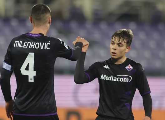 GERMOGLI PH: 21 DICEMBRE 2022 FIRENZE STADIO ARTEMIO FRANCHI AMICHEVOLE FIORENTINA VS LUGANO NELLA FOTO GOL ESULTANZA MILENKOVIC Maspero: “La Fiorentina punti al massimo in Conference e migliori il gioco”- immagine 2