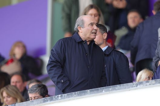 FLORENCE, ITALY - MAY 14: Rocco Commisso president of ACF Fiorentina during the Serie A match between ACF Fiorentina and Udinese Calcio at Stadio Artemio Franchi on May 14, 2023 in Florence, Italy. (Photo by Gabriele Maltinti/Getty Images) Commisso: “Non voglio fare previsioni. La svolta? Ecco quando è arrivata”- immagine 2