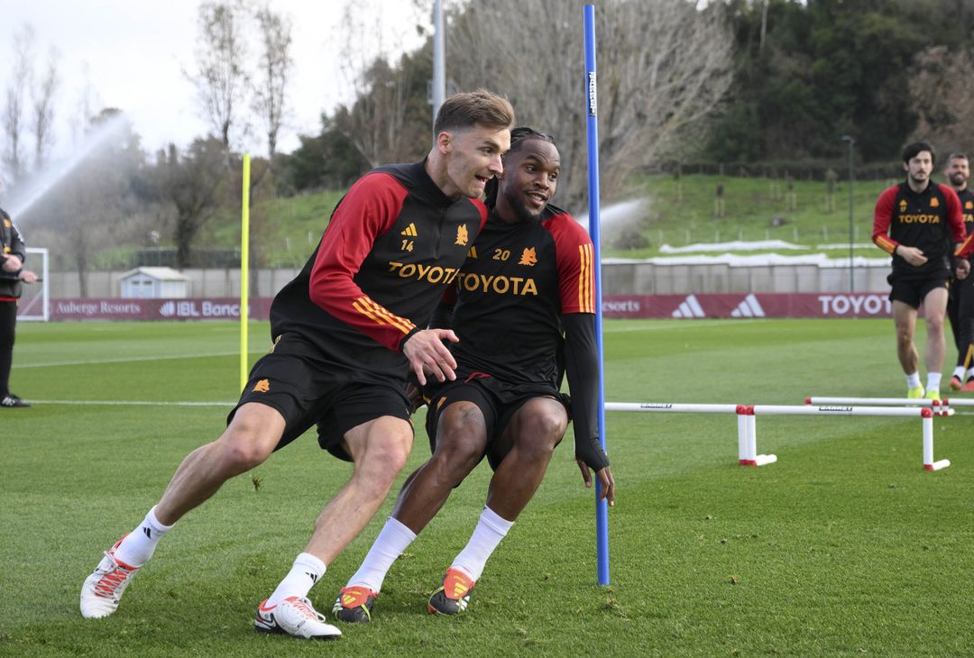 Roma, la rifinitura alla vigilia del Brighton – FOTOGALLERY - immagine 8