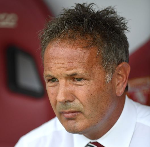  TURIN, ITALY - AUGUST 27: Torino FC head coach Sinisa Mihajlovic looks on during the Serie A match between Torino FC and US Sassuolo FC at Stadio Olimpico Grande Torino on August 27, 2017 in Turin, Italy. (Photo by Valerio Pennicino/Getty Images) 