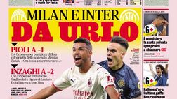 Prima Pagina, La Gazzetta dello Sport: “Milan e Inter da urlo. Napoli in tilt”
