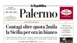 Prima Pagina, La Repubblica-Palermo: “Contagi oltre quota 2mila”