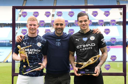 Manchester City Ederson De Bruyne (getty images) Manchester City Ederson De Bruyne (getty images)
