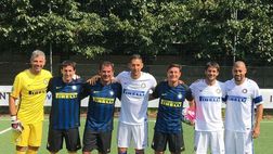 Inter Forever, questa mattina amichevole tra nerazzurri con Milito e Materazzi