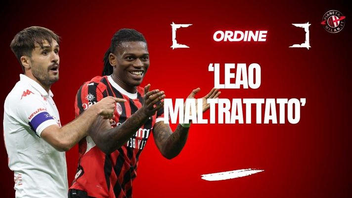 Milan, Ordine: 'Orrori difensivi. Leao maltrattato dall'arbitro'