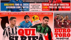 Prima Pagina, La Gazzetta dello Sport: “Qui si rifà la Juve. Chiesa out, Allegri…”
