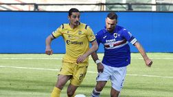 Il Verona perde con la Sampdoria, 2 a 1 a Marassi firmato Quagliarella