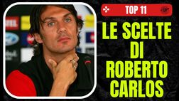 La top 11 di Roberto Carlos, Maldini e non solo: c’è tanto Milan