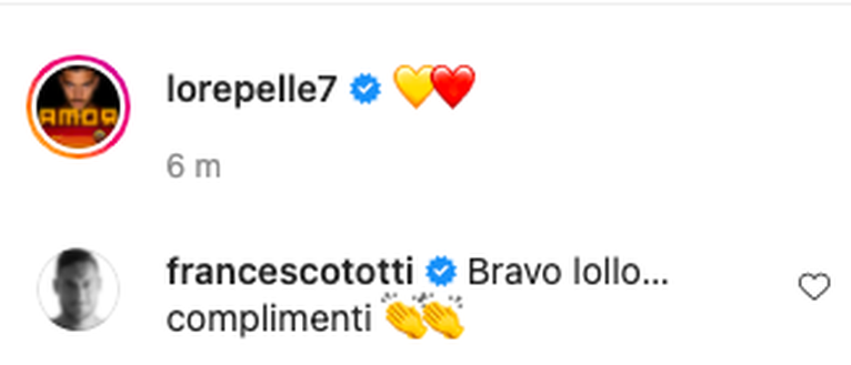Pellegrini rinnova, Totti si complimenta: “Bravo Lollo” – FOTO- immagine 2