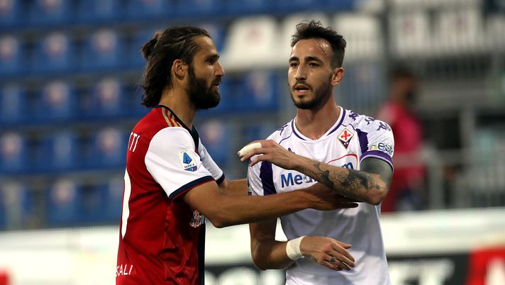 Leonardo Pavoletti e Gaetano Castrovilli (Photo by Enrico Locci/Getty Images) Leonardo Pavoletti e Gaetano Castrovilli (Photo by Enrico Locci/Getty Images)