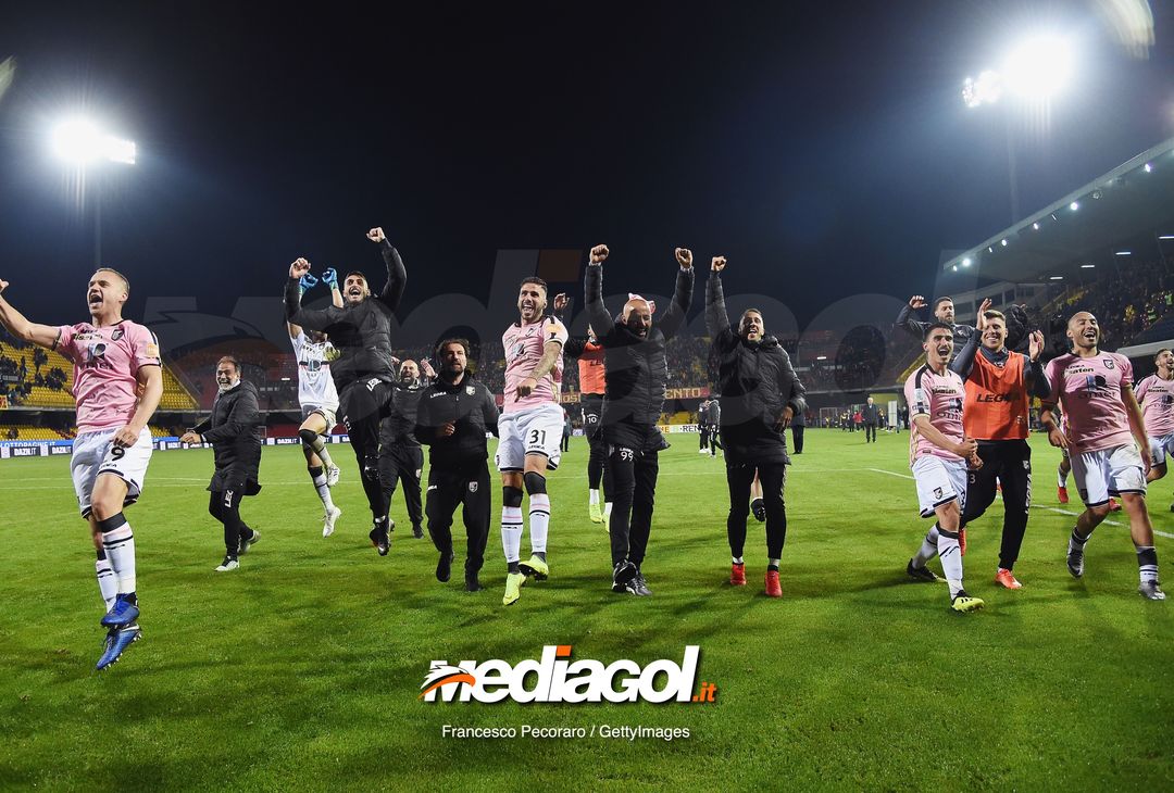  during the Serie B match between Benevento and Carpi FC at Stadio Ciro Vigorito on April 14, 2019 in Benevento, Italy. 