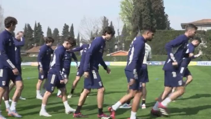 VIDEO L’Italia si prepara alla sfida contro l’Inghilterra: l’allenamento odierno - immagine 1