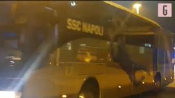 VIDEO Napoli, il pullman arriva a Torino per la sfida contro la Juventus
