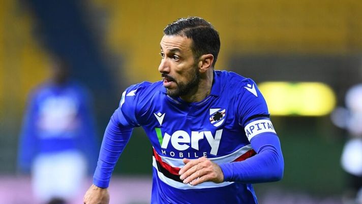 PARMA, ITALY - JANUARY 24: Fabio Quagliarella of US Sampdoria looks on during the Serie A match between Parma Calcio and UC Sampdoria at Stadio Ennio Tardini on January 24, 2021 in Parma, Italy. (Photo by Alessandro Sabattini/Getty Images) I voti ufficiali al fantacalcio: la scelta per Quagliarella! Super Damsgaard, bene Glik - immagine 1