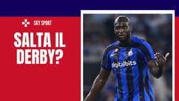 Inter, Lukaku infortunato: è a forte rischio per il derby di sabato