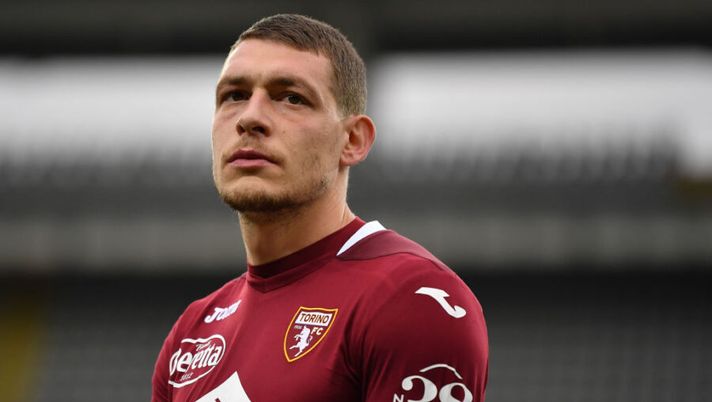 TURIN, ITALY - APRIL 26: Andrea Belotti of Torino FC looks on during the Serie A match between Torino FC and SSC Napoli at Stadio Olimpico di Torino on April 26, 2021 in Turin, Italy. (Photo by Valerio Pennicino/Getty Images) Ds Torino: “Belotti, il problema è l’ematoma: quando torna e la situazione rinnovo! Pobega…” - immagine 1