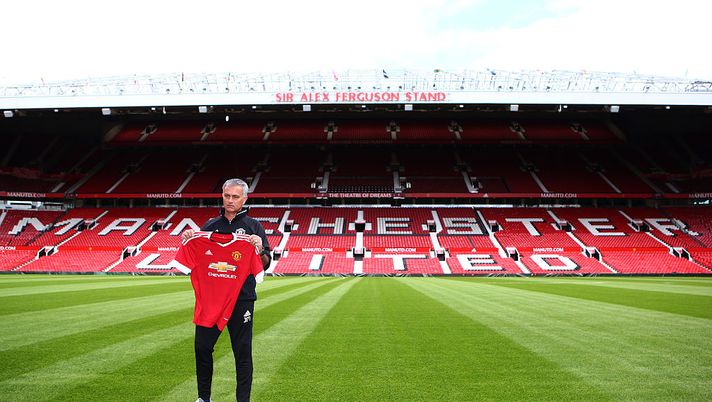 MANCHESTER, ENGLAND - JULY 5: New Manchester United manager Jose Mourinho during his introduction to the media at Old Trafford on July 5, 2016 in Manchester, England. (Photo by Dave Thompson/Getty Images) 