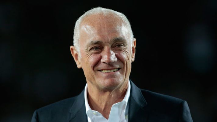 BERGAMO, ITALY - JULY 26: Atalanta BC President Antonio Percassi smiles at the end of the pre-season friendly match between Atalanta BC and LOSC Lille at Stadio Atleti Azzurri d'Italia on July 26, 2017 in Bergamo, Italy. (Photo by Emilio Andreoli/Getty Images) Atalanta, il presidente Percassi: “Faremo colpi da Champions. Lazzari e Petagna…” - immagine 1