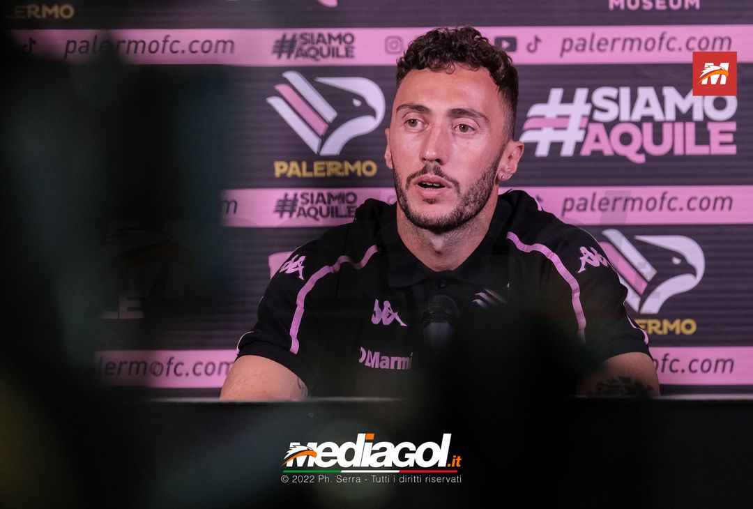 FOTO PALERMO, Mirko Pigliacelli in conferenza stampa (Gallery) - immagine 15