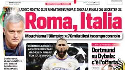 Prima Pagina, Corriere dello Sport: “Roma, Italia. Mou chiama l’Olimpico. Ancelotti…”