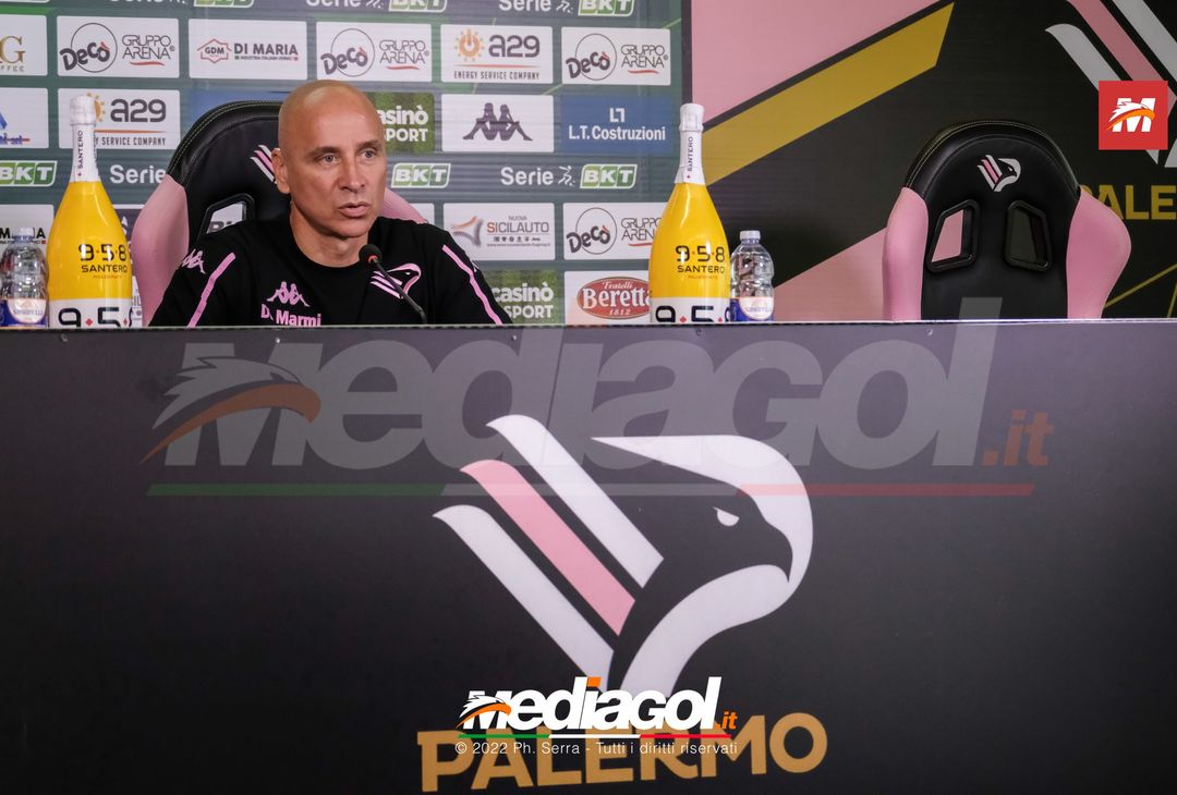 FOTO PALERMO, verso il Cosenza: Mister Eugenio Corini in conferenza stampa (Gallery) - immagine 19