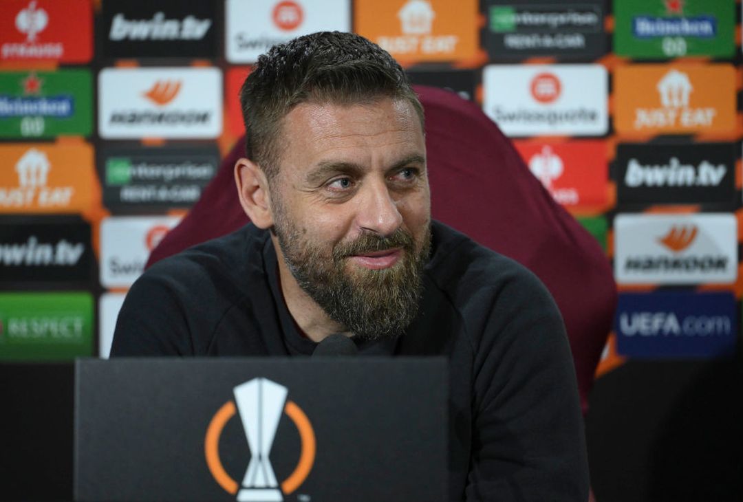 Roma-Brighton, la conferenza stampa di De Rossi e Mancini – FOTO GALLERY - immagine 6