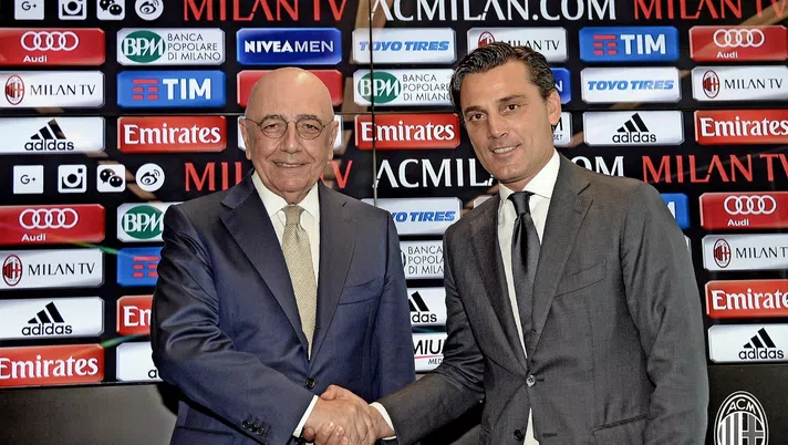 Adriano Galliani Vincenzo Montella Milan
