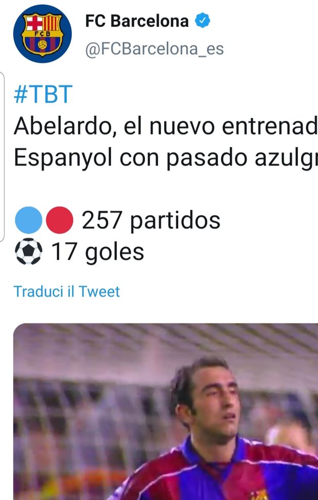 La botta del Barcellona... La botta del Barcellona...