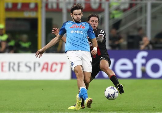 Kvaratskhelia Calabria Milan-Napoli 1-2 Serie A 2022-2023