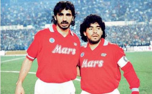 Andrea Carnevale e Diego Armando Maradona Andrea Carnevale e Diego Armando Maradona