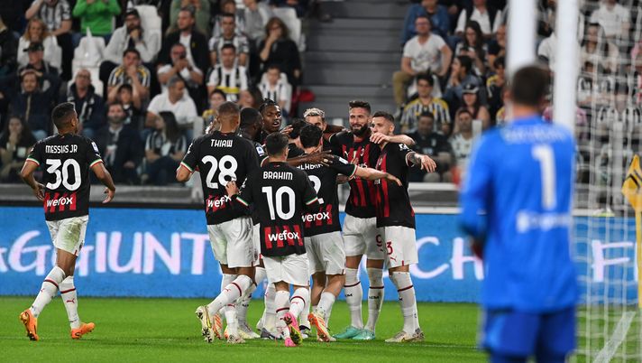 Olivier Giroud AC Milan Juventus-Milan Serie A 2022-2023